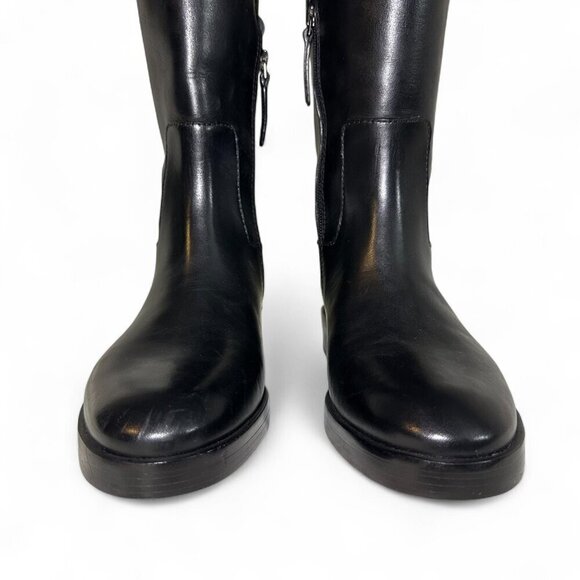 Tory Burch Flat Black Riding Boot Women's 7M NWOT - Picture 2 of 16